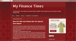 Desktop Screenshot of myfinancetimes.com